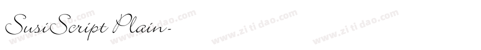 SusiScript Plain字体转换